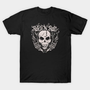 Rock n Roll Skull T-Shirt